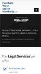 Mobile Screenshot of fwsllp.ca
